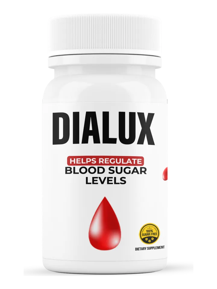 Frasco blanco de Dialux, tabletas